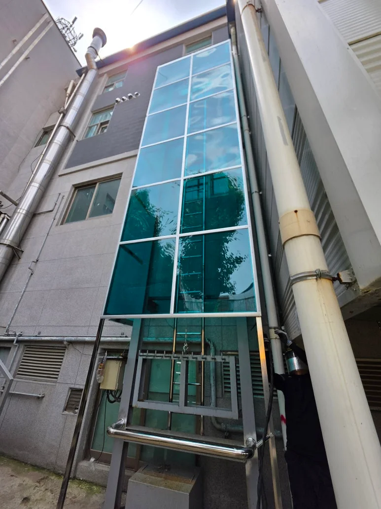 소방호스건조시설 비가림 캐노피 제작·시공 사례