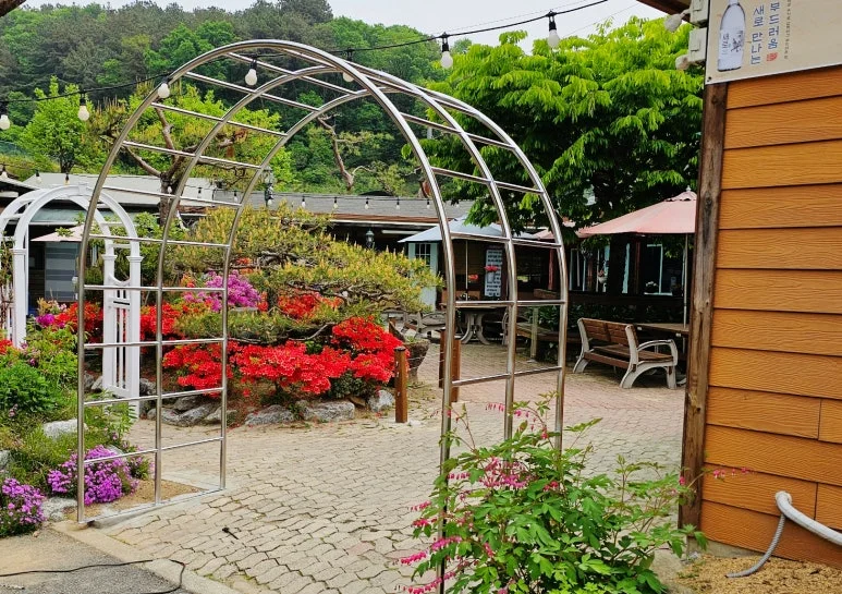 스텐 장미아치 맞춤제작